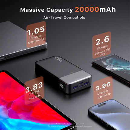 72 hour direct delivery of 45W 20000mAh portable power bank from overseas warehouse in the United States free shipping