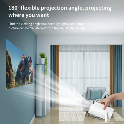 Hot Sale HY300 Smart Projector 4K Android 11 WiFi  720P HD Portable Mini Video Projector for Home Cinema Theater Outdoor Movie