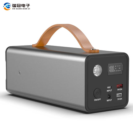 200W Micro Portable Generator Kit Indoor/Outdoor Rechargeable Power Bank for Home Appliances & Camping