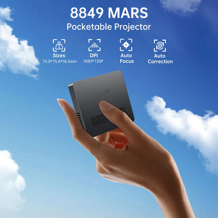 8849 M1 Projector Portable Outdoor Life 8849 Mars Projector Pocket Mini Projector for Home Theater