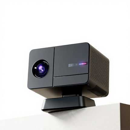 Smart Portable LCD Projector with Android 14 800 Lumens Built-in Speakers Theater Gaming LAN LED 120W 1-Year Warranty