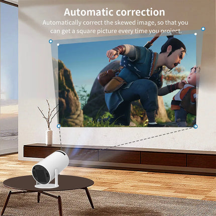 Hot Sale HY300 Smart Projector 4K Android 11 WiFi  720P HD Portable Mini Video Projector for Home Cinema Theater Outdoor Movie