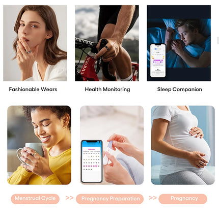 2301A Android  Wholesale Oem Blood Pressure Smart Ring Sleep Fitness tracker for Men Women Phone with Health Monitor