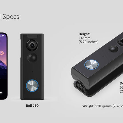 Top Selling Wireless 2K 140 10m Night Vision IP Smart Video Doorbell Camera Waterproof IP65 with Battery Powered WiFi