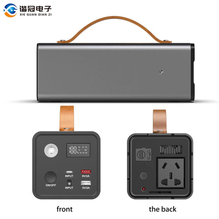 200W Micro Portable Generator Kit Indoor/Outdoor Rechargeable Power Bank for Home Appliances & Camping