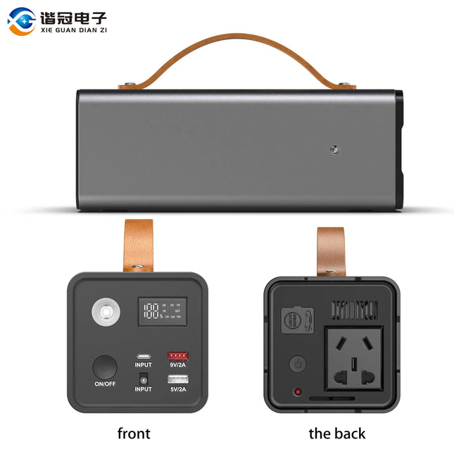 200W Micro Portable Generator Kit Indoor/Outdoor Rechargeable Power Bank for Home Appliances & Camping
