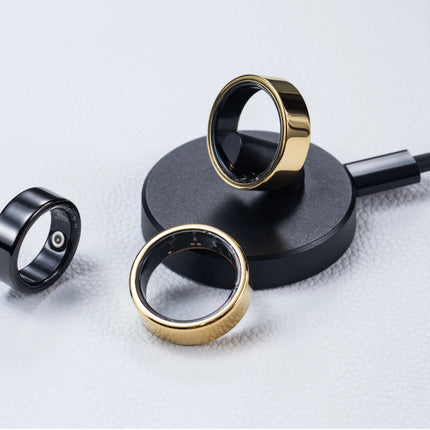 Drop Shipping New  Smart Ring Waterproof Fitness  Heart Rate tracker Sleep Monitor Apnea Syndrome Stress Android IOS Gold Silver
