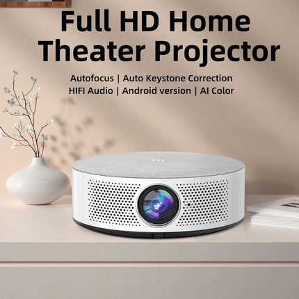 Home Cinema 4K 1080P Smart WIFI Video Projector LED LCD Wireless Full HD Android Mini Projector