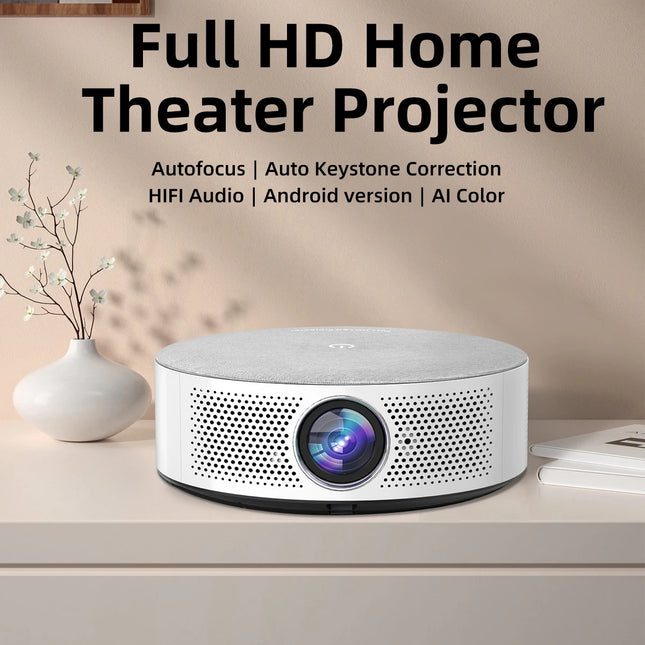 Home Cinema 4K 1080P Smart WIFI Video Projector LED LCD Wireless Full HD Android Mini Projector