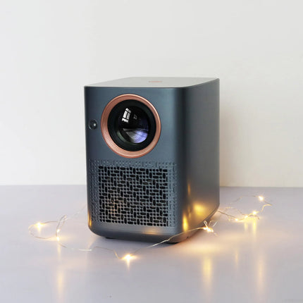 Full HD 1080P Interactive Android 9.0 Mini Smart Portable LED Projector WIFI Projector for Home TV  Led Video Game Movie