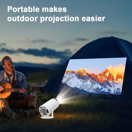Yinzam HY300 Android 12 Portable Video Projector, LCD 1080P 4K Max Cinema Projector With 260 Ansi Lumens WiFi BT Video Beamer 3D