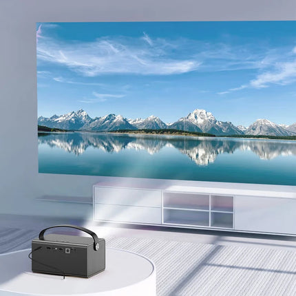V7 Pro High-Brightness 600 Lumens HD 1080P DLP Projector with 3D Built-In Portable for Hotels Education & Conferences 2g RAM