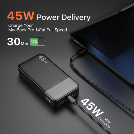 72 hour direct delivery of 45W 20000mAh portable power bank from overseas warehouse in the United States free shipping