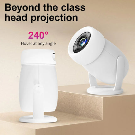 2026 Smart Projector 1080P Portable Android13 HY400 Pro Plus WiFi Game Mini 4K Video Projectors with LED LCD HY300 Silent Gimbal