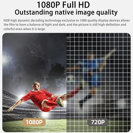 2024 New  R2-5 Home Ultra HD Projector, Bedroom Wall Projection, Mobile Phone Projection, Living Room Smart Home Cinema
