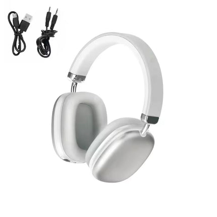 Over-ear stereo headphones shell headset cell phone cable tied orBluetooth wireless noise isolation stereo