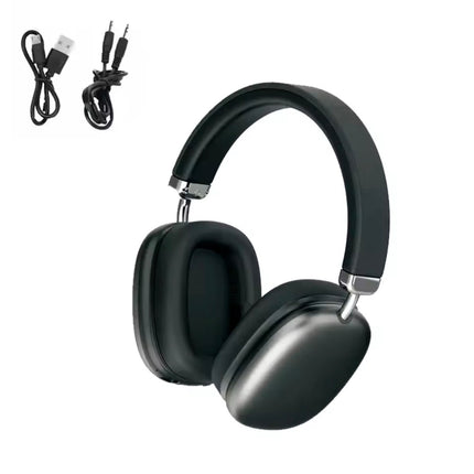 Over-ear stereo headphones shell headset cell phone cable tied orBluetooth wireless noise isolation stereo