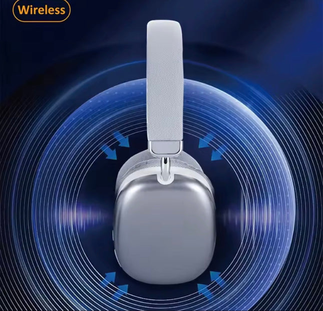 Over-ear stereo headphones shell headset cell phone cable tied orBluetooth wireless noise isolation stereo