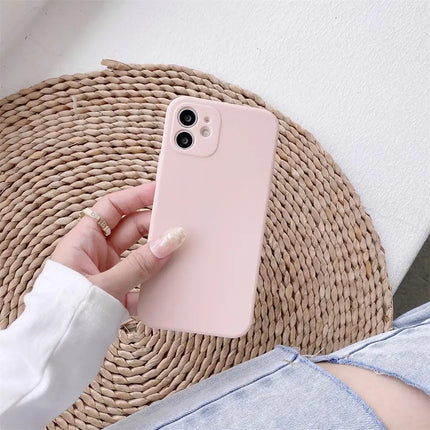 Luxury Liquid Silicone Phone Case For Xiaomi Redmi Note 12 12S 7 8 8T 9 9S 9T 10 10S 10T Pro Max Soft Thin Candy Colors Cover