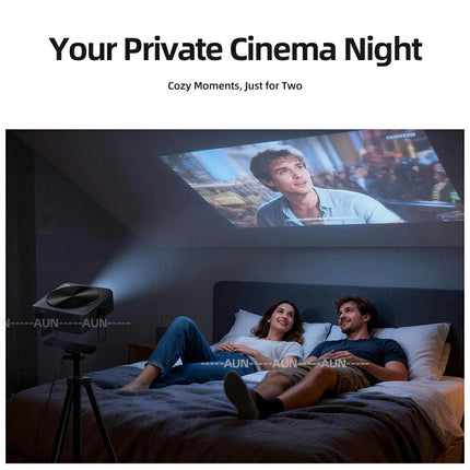 Android Projector LED 4K 760 Lumens 1080P 3D Portable WIFI Speaker for MINI Home Theater Cinema Phone Beamer Smart TV AUN A005