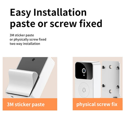 HD Doorbell Outdoor Door Bell Wireless WiFi Camera Security Night Vision Video Intercom Voice Change For Home Monitor Door Phone