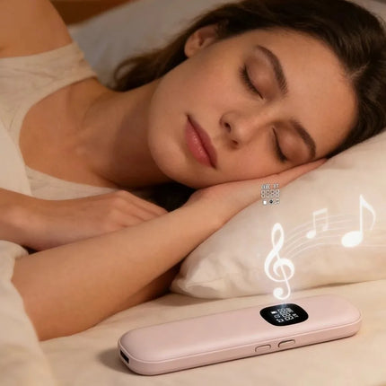 Bluetooth Bone Conduction Speaker LED Display Portable Sleep Speaker Rechargeable Wireless Under Pillow Speaker Kids