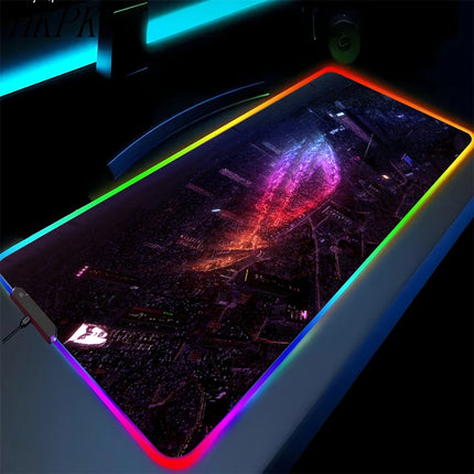 Black Mouse Pad, Gaming Mouse Pad, Anime Gaming Pad, Gaming Rug, Computer XXL Cute Mouse Pad, Large Gaming Keyboard Rug.