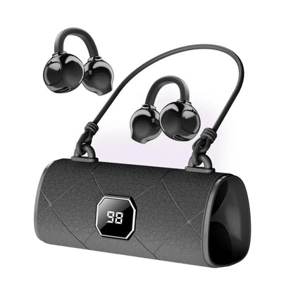 Open Ear Wireless Earphones With Mics Bluetooth 5.4 Ear-clip Headphones Portable Long Battery Life HIFI Stereo Headsets For Gift
