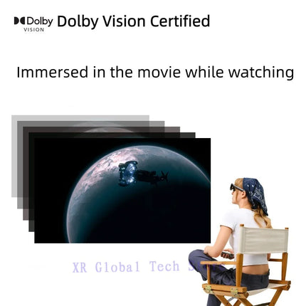 RayNeo GT Smart Glasses Native 3DoF High-Definition Viewing XR Device 201-Inch Giant Screen, Dual-Layer Micro-OLED