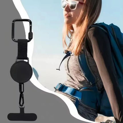 Retractable Anti-Theft Phone Holder Cellphone Lanyard Strap Smartphone Case Safety Tether with Belt Clip Cellphone Lanyard