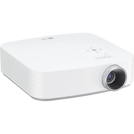 Compact Convenient 4K Ready FHD Laser 16:9 Built-in Battery Smart WiFi for 450 Lumens 5W Speakers Projector
