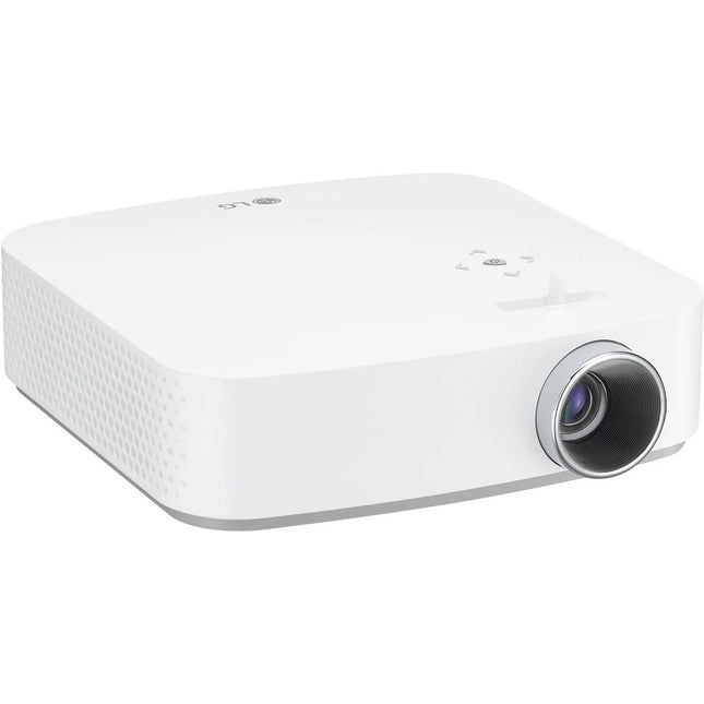 Compact Convenient 4K Ready FHD Laser 16:9 Built-in Battery Smart WiFi for 450 Lumens 5W Speakers Projector