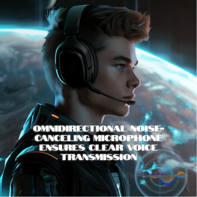 GT808 gaming headset is an ergonomic over-ear wireless headset, equipped with a 360-degree rotatable microphone and breathable