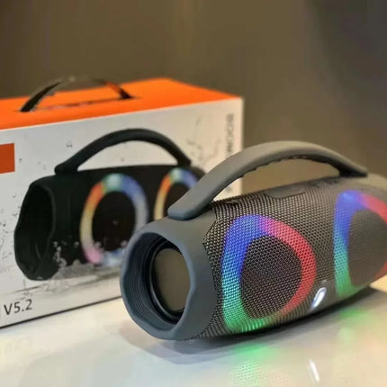 100W High Power Bluetooth Speaker Portable RGB Colorful light Waterproof Wireless Subwoofer 360 Stereo Surround TWS FM Boombox