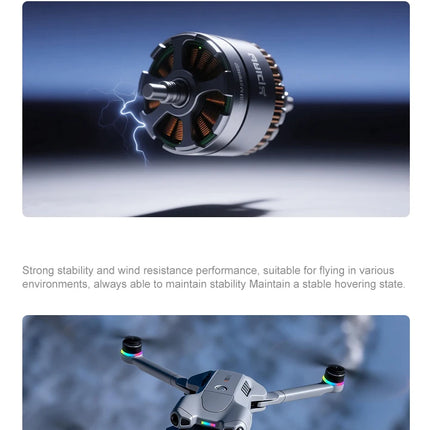 K900 Foldable RC Drone,4.5"Screen Remote,AirDrop,4-Way Obstacle Avoid,2K FPV,Optical Flow Positioning,Birthday Holiday Gift Toy