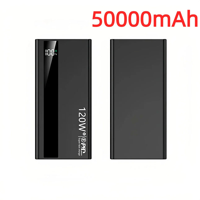 200000mAh Power Bank High Capacity 120W Super Fast Charging Portable External Battery Powerbank Universal For iPhone Huawei