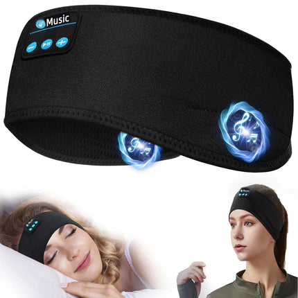 Wireless Sports Headband Headphones with Ultra-Thin HD Stereo Speakers, for Sleeping,Workout,Jogging,Yoga,Insomnia, Air Travel