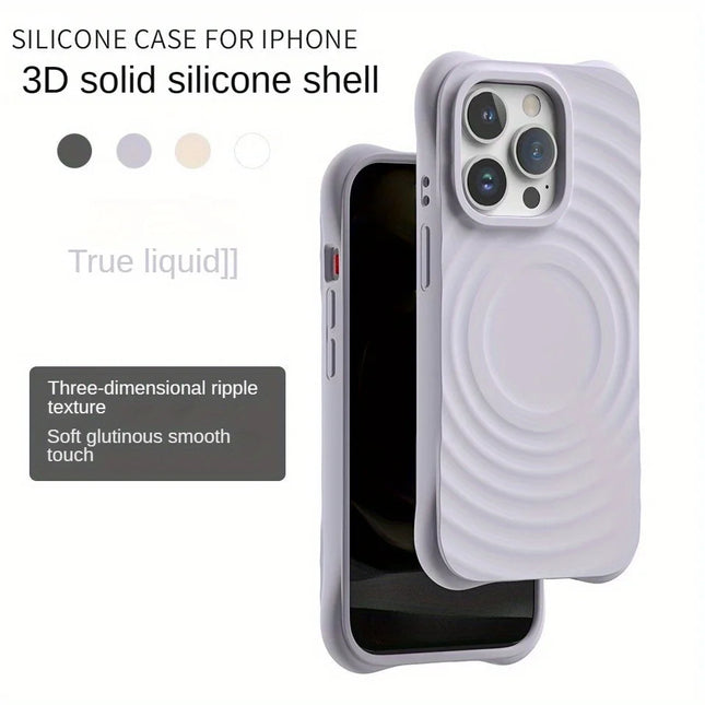 For Magsafe Phone Case For iPhone 11 13 12 14 16 Pro 16Pro 15 Pro Max Cases Silicone Magnetic Wireless Charging Protection Cover