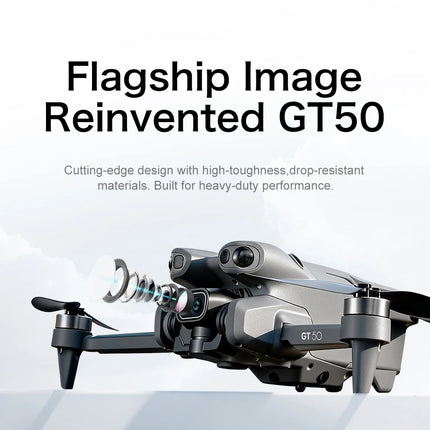 Hot GT50 Pro Drone 360° Obstacle avoidance 8K Professional WIFI Aerial Photography Brushless Motor Foldable Quadcopter Toys 2026