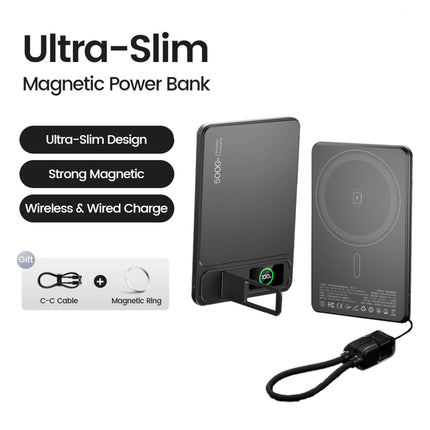 10000mAh Magnetic Power Bank for Magsafe,20W Slim Portable Wireless Charging External Battery for iPhone 17 16 15 14 13 Pro Max