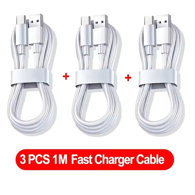6A 100W Type C Fast Charging Cable Phone Charger USB C Data Cord For Huawei Mate 40 50 Honor Xiaomi Samsung Quick Charge Cable
