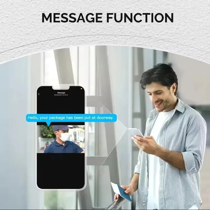 Moes WIFI Video Doorbell Camera Wireless IR Night Vision Smart Home Security HD Door Bell Two Way Intercom Voice Change Tuya
