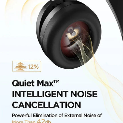 1MORE SonoFlow Pro HQ51 ANC Headphones Bluetooth 5.4 Hi-Res LDAC 40mm DLC Driver 42dB QuietMax ANC 100H Battery Over-Ear Headset