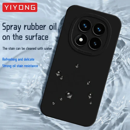 For Redmi Note14 Pro YIYONG Original Liquid Silicone Soft Cover For Xiaomi Redmi Note 14 13 15 Pro Plus Note15 Pro+ Phone Case