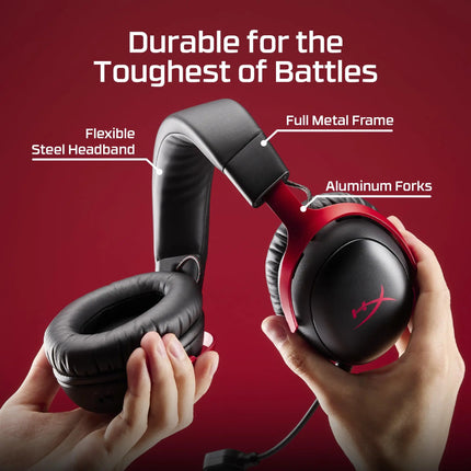 Original HYPERX Cloud Ⅲ Head-mounted Wireless DTS Sound Effect 53mm Driver Unit Gaming Headset for Competitive Gaming