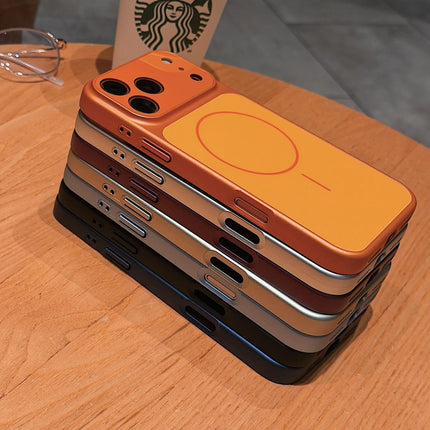 Luxury New Frosted For Magsafe Phone Case For iPhone 18 Pro 17 6 15 14 13 Pro Max 18 Pro Max Magnetic Wireless Charge Cover