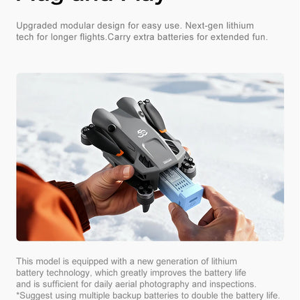 2026 New Gift Upgrated GT50PRO Professional Drone with 8K Dual Camera Video Drone Quadcopter 360° Intelligent Obstacle Avoidance