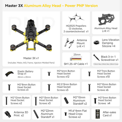 SpeedyBee Master 3X Modular O4 Pro PNP ELRS Version FPV Drone HD Digital VTX Freestyle Racing Drone DIY Parts