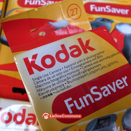Original Kodak FunSaver Single Use Camera With Flash 1/3/5 Pcs Disposable Point-and-Point Film Cameras 27 Sheets 39 Sheets