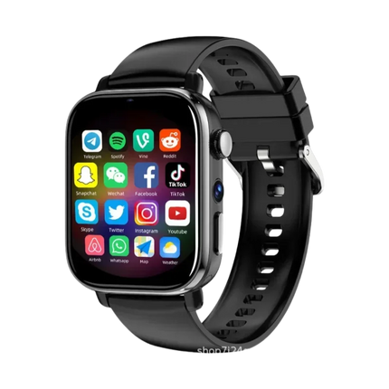 New Smart Watch with Full Touch HD Display, Built-in GPS & WiFi, Support SIM Card, Life Waterproof